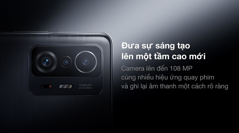Xiaomi 11T Pro được trang bị 108MP g&oacute;c rộng